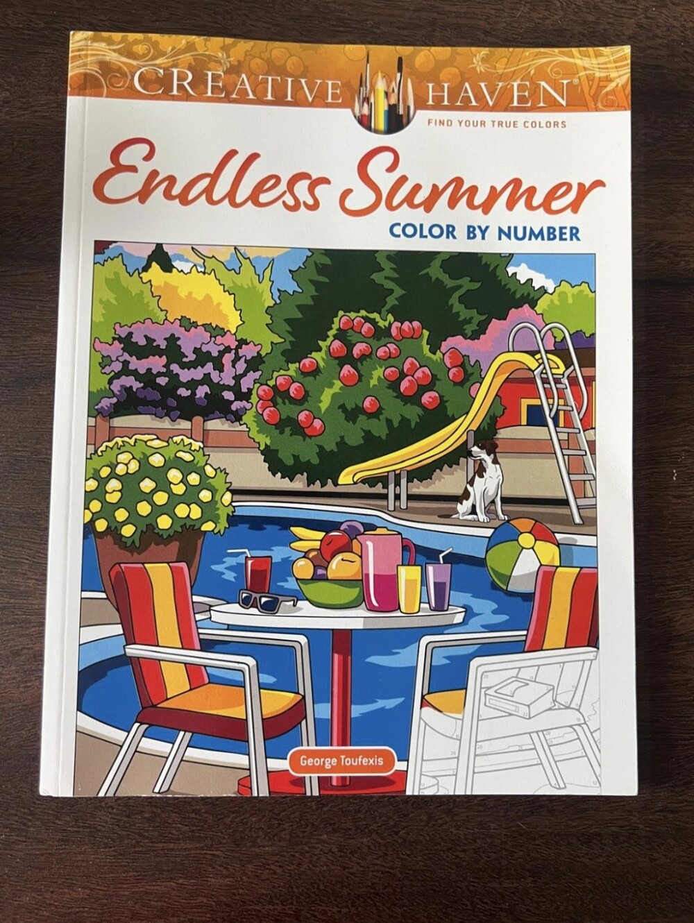 Creative Haven Endless Summer Color by Number by George Toufexis: New.